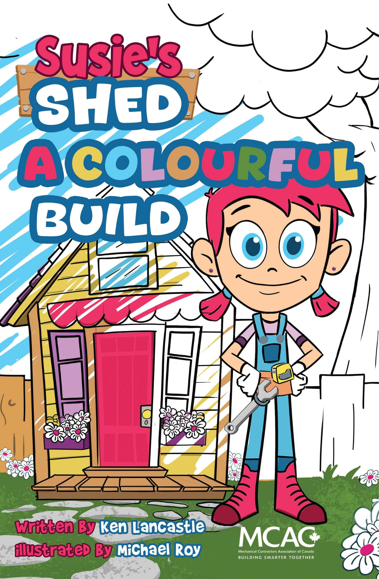 A Colourful Build - Colouring Book